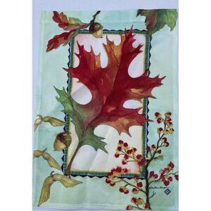NEW Toland‎ Garden Art Flag 12” x 15.5” Fall Leaves
